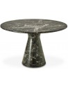 Turner spisebord i faux marmor Ø119,5 cm - Sort marmor