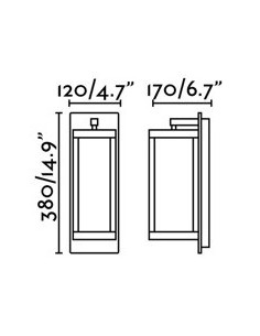 Kerala væglampe H38 cm 1 x... 2