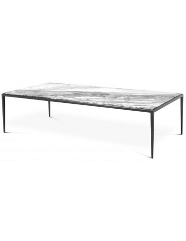 Henley sofabord i stål og marmor 160...