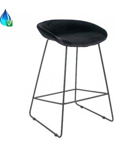 Oslo Barstol i velour H66...