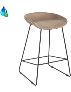 Oslo Barstol i velour H66...