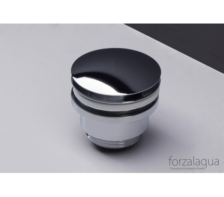 Bundventil med push funktion til...