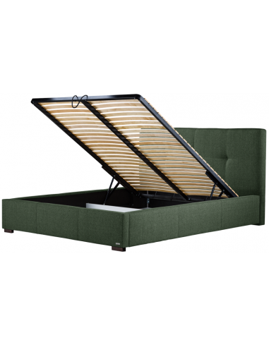 Cobalt sengeramme med gavl 140 x 200...