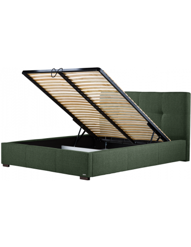 Cobalt sengeramme med gavl 180 x 200...