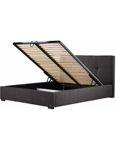 Cobalt sengeramme med gavl 140 x 200...