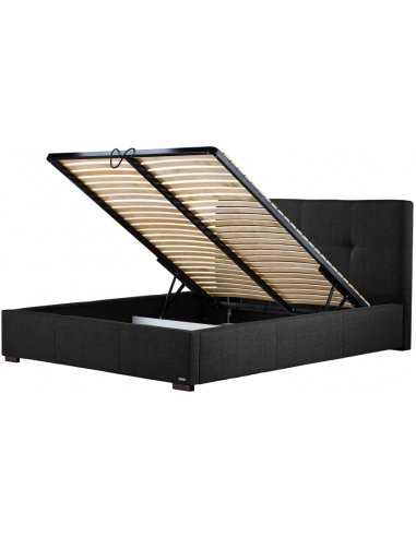 Cobalt sengeramme med gavl 140 x 200...