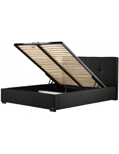 Cobalt sengeramme med gavl 180 x 200...