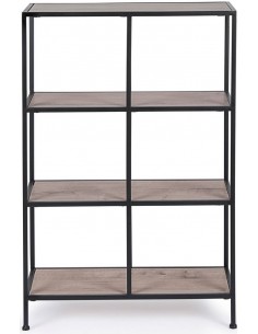 Reol i mdf og stål H90 x... 2