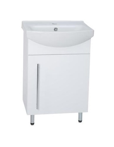 Wave komplet badmiljø B46,8 cm - Hvid...