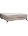 Base kontinentalseng med opbevaring 180 x 200 cm med 7 komfortzoner - Sort/Brunbeige