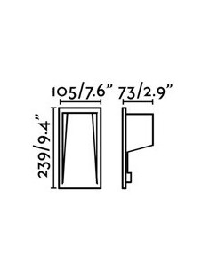 Soun-2 indbygnings væglampe... 2