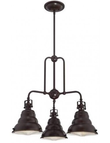 East Vale Lysekrone i metal og glas...