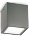 TECHO Loftlampe i aluminium og glas 15 x 15 cm 1 x GU10 - Antracit