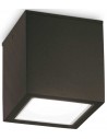 TECHO Loftlampe i aluminium og glas 15 x 15 cm 1 x GU10 - Sort