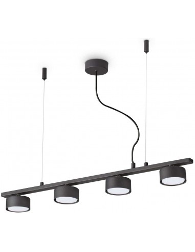 MINOR Loftlampe i metal B75,5 cm 4 x...