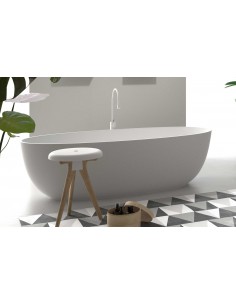 Oval fritstående badekar... 2