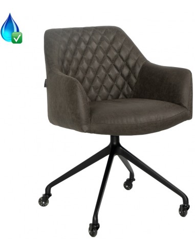 Levi kontorstol i øko-læder H81 cm -...