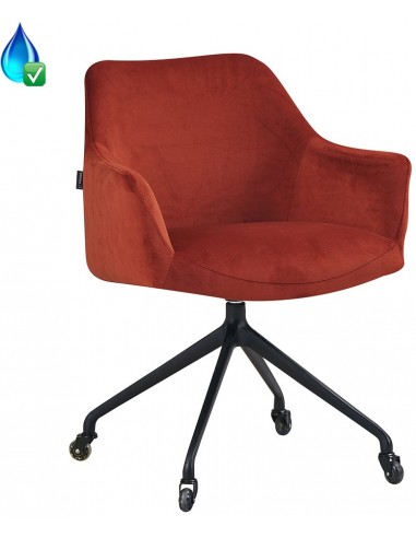 Quinn kontorstol i velour H81 cm -...