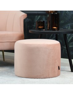 Anna puf i velour Ø50 x H37... 2