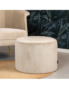 Anna puf i velour Ø50 x H37... 2