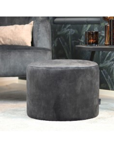 Beau puf i velour Ø50 x H37... 2