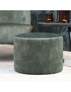 Beau puf i velour Ø50 x H37... 2