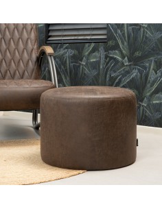 Kyla puf i øko-læder Ø50 x... 2