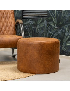 Kyla puf i øko-læder Ø50 x... 2