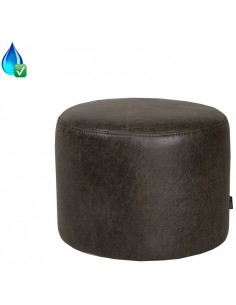 Kyla puf i øko-læder Ø50 x...