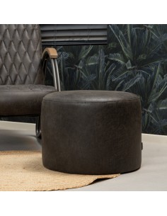 Kyla puf i øko-læder Ø50 x... 2