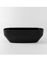 STONE fritstående badekar 170 x 75 cm Solid surface - Sort