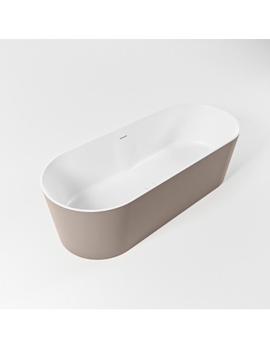 NOBLE fritstående badekar 180 x 75 cm...