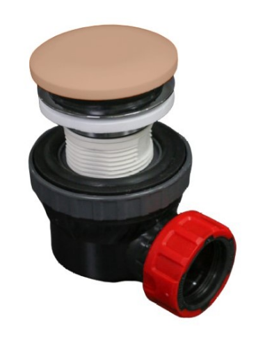 EASY bundventil pop-up 1 1/4" Solid...