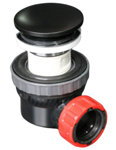 EASY bundventil pop-up 1 1/4" Solid...