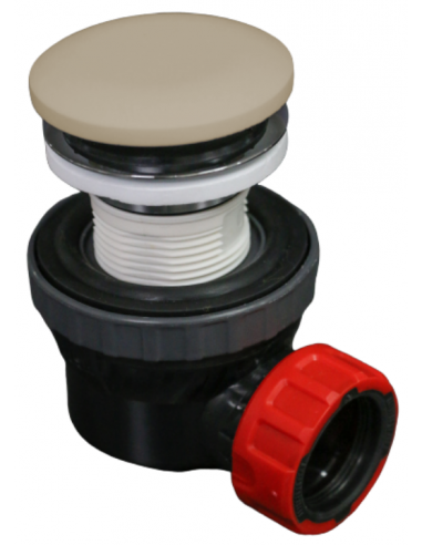 EASY bundventil pop-up 1 1/4" Solid...