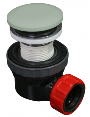 EASY bundventil pop-up 1 1/4" Solid...