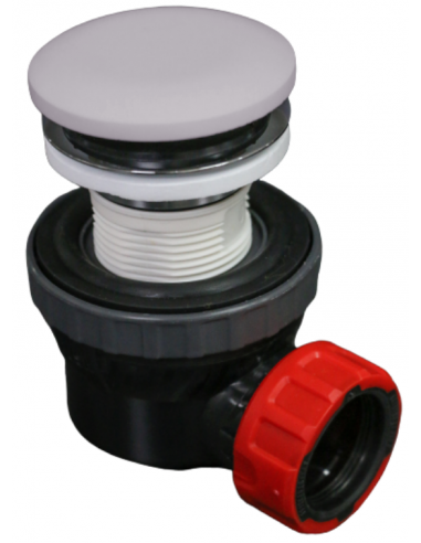 EASY bundventil pop-up 1 1/4" Solid...