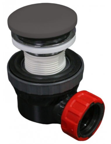 EASY bundventil pop-up 1 1/4" Solid...