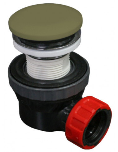 EASY bundventil pop-up 1 1/4" Solid...