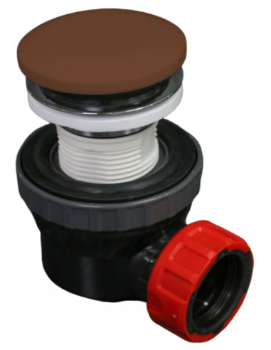 EASY bundventil pop-up 1 1/4" Solid...