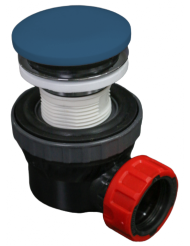 EASY bundventil pop-up 1 1/4" Solid...