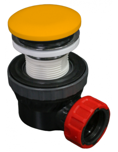 EASY bundventil pop-up 1 1/4" Solid...