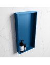EASY hylde til badeværelset 59,5 x 29,5 cm Solid surface - Jeansblå