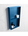 EASY hylde til badeværelset 59,5 x 29,5 cm Solid surface - Jeansblå