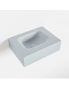 LEX væghængt håndvask 40 x 30 cm Solid surface - Babyblå