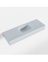 LEX væghængt håndvask 90 x 30 cm Solid surface - Babyblå