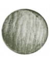Muze rundt tæppe i viscose Ø200 cm - Grøn