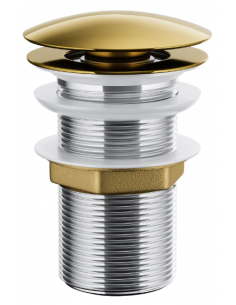 Pop-up bundventil 40 mm - Guld