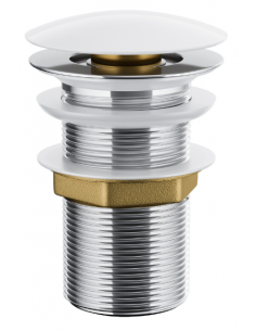 Pop-up bundventil 40 mm - Hvid