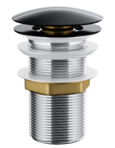 Pop-up bundventil 40 mm - Sort